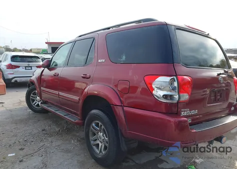 2006 Toyota Sequoia Sr5 V8 из США, поврежденный, VIN 5TDZT34A36S280800
